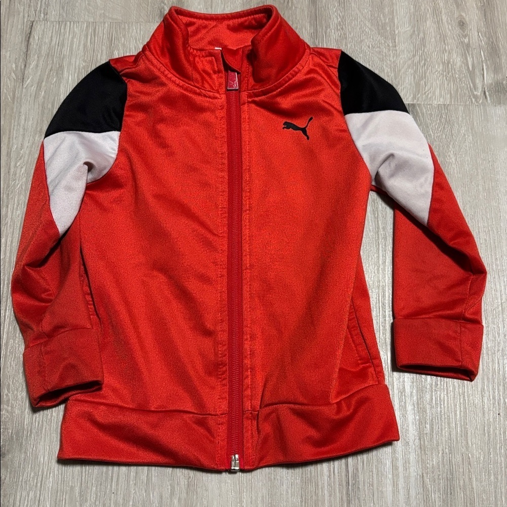 Puma Red and Black Track Jacket